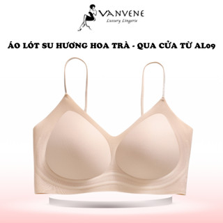 Áo lót Hương Hoa VANVENE, áo chip su AL09 tàng hình mỏng nhẹ không gọng sắt qua cửa từ che mỡ lưng