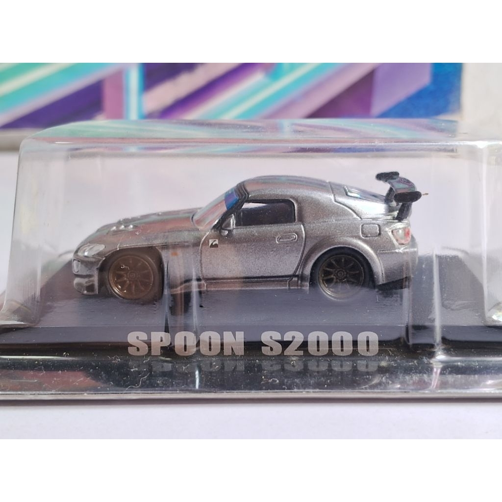 [THIẾU HỘP NGOÀI] AOSHIMA 1/64 - HONDA SPOON S2000 MÀU XÁM M