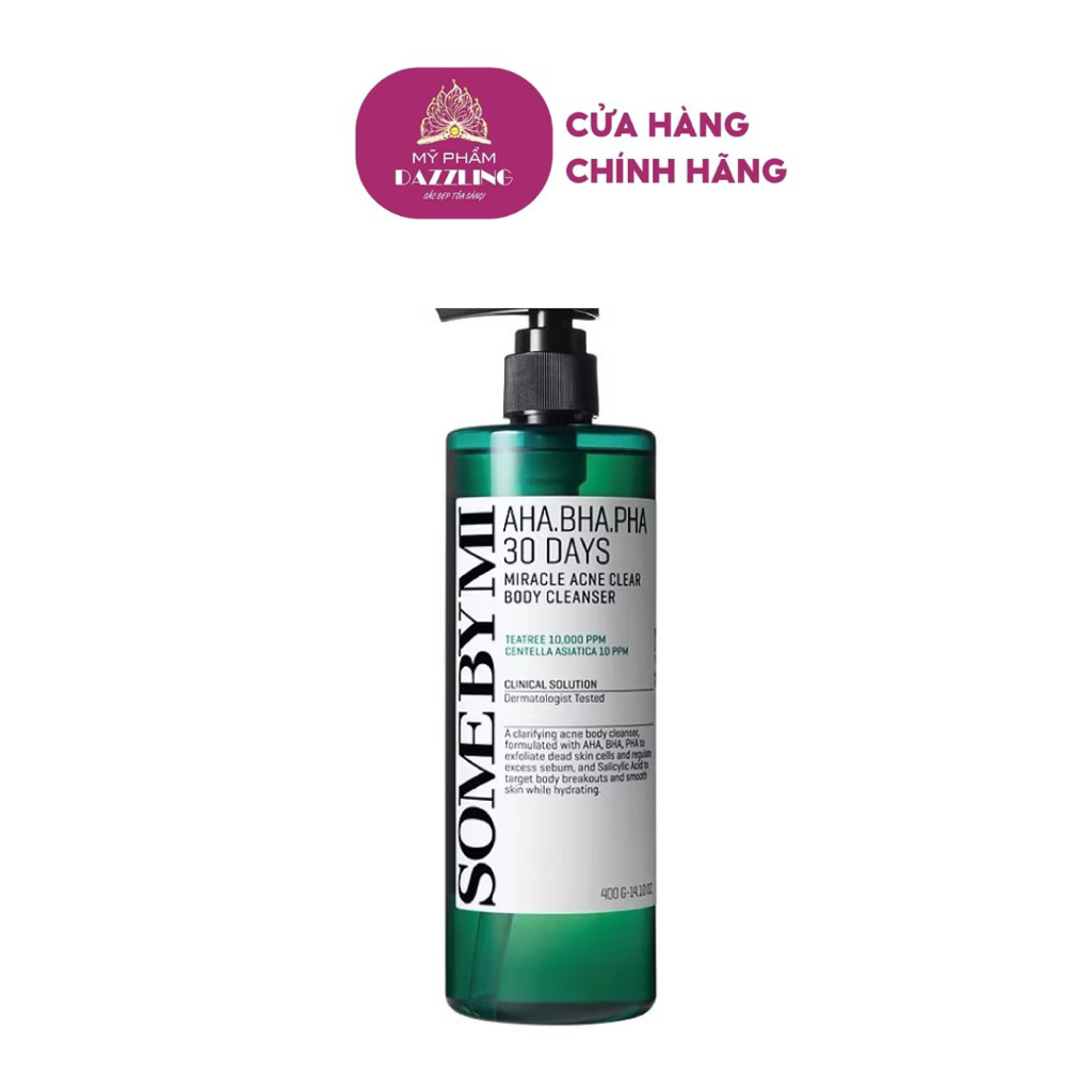 Sữa Tắm Some By Mi AHA-BHA-PHA 30 Days Miracle Acne Clear Body Cleanser 400g