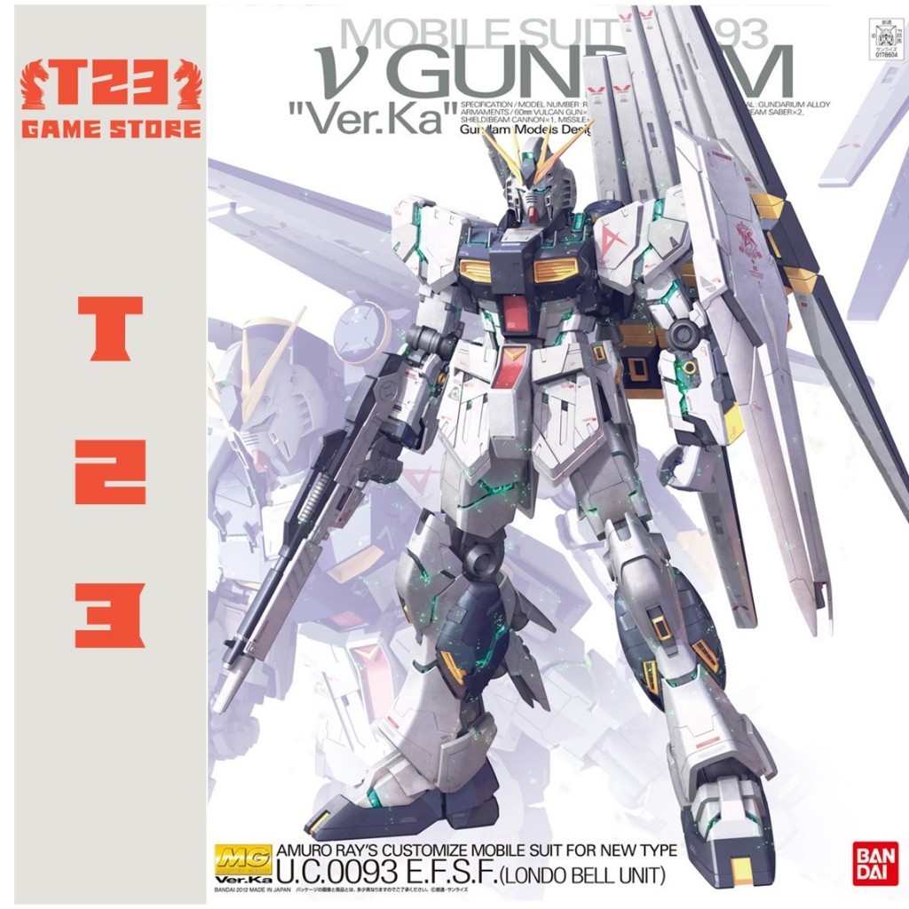 MG Nu Gundam Ver.Ka – MG – 1/100 – MÔ HÌNH GUNDAM CHÍNH HÃNG BANDAI