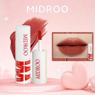 Midroo Son môi Matte chính hãng màu cam giúp lên màu đều và lâu trôi  trọng lượng 2.2g.