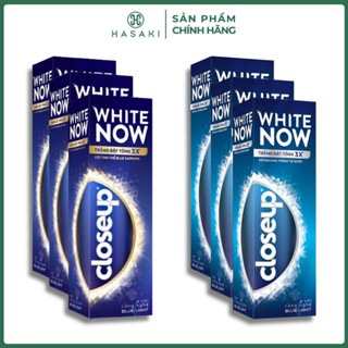 Combo 3 Kem Đánh Răng Closeup Trắng Bật Tông 3X 100g White Now Hasaki Sản Phẩm Chính Hãng