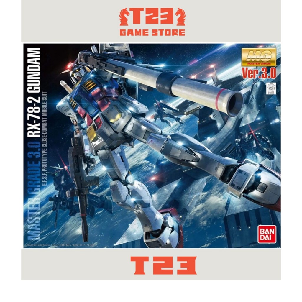 MG RX-78-2 GUNDAM Ver.3.0 – MG – 1/100 – MÔ HÌNH GUNDAM CHÍNH HÃNG BANDAI