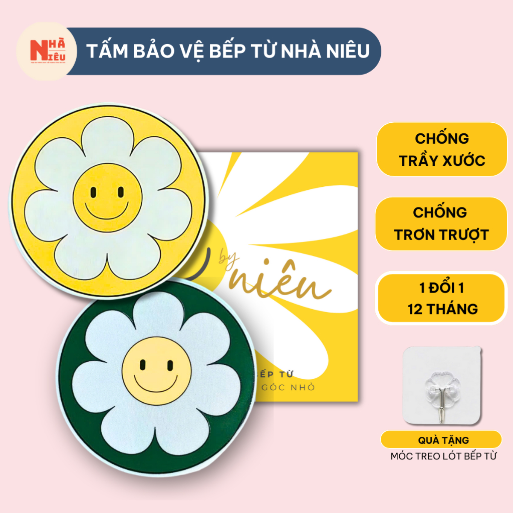 Miếng Lót Bếp Từ Nhà Niêu Cao Cấp Chống Xước Bắt Từ Chịu Nhiệt Tốt