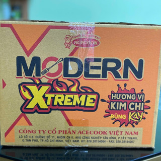    Thùng 24 ly   Mì Modern Xtreme Vị Kim Chi Bùng Kay 66g 
