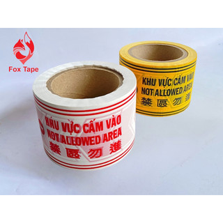 Cuộn Dây Băng Rào Công Trình – Băng Cảnh Báo Nổi Bật, Chống Thấm, Dễ Nhìn, Dễ Nhận Biết, Phân Làn An Toàn, Sử Dụng Bền