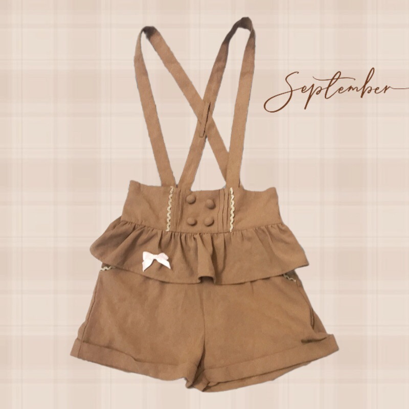 Yếm quần otome ulzzang y2k brand Ank Rouge hàng Nhật (pass)