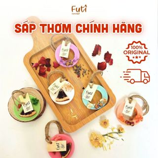 Sáp Thơm Treo Tinh Dầu Tủ Quần Áo, Ô Tô, Sáp Hoa Khô Tròn Handmade