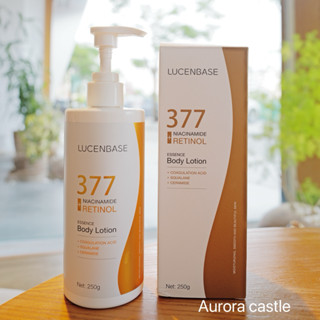 Sữa dưỡng thể 377 Lucenbase Niacinamide Retinol 250g