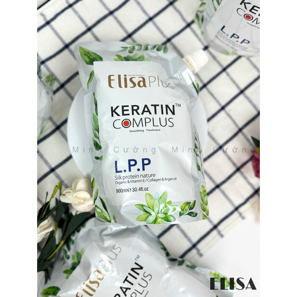 Hấp, ủ tóc phục hồi Collagen men sống Elisa LPP 900ml