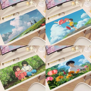  Lót chuột pad chuột Ghibli dễ thương DESKMAT mouse pad Anime chống trượt di chuột cực êm 