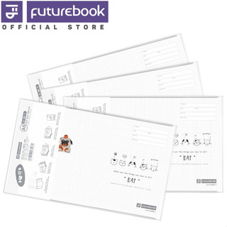 Giấy Bao Vở Học Sinh FUTUREBOOK 2 in 1 Size A5 (205x155mm) 1xấp /5 tờ -GBTL Animals