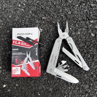 #Hungtool - Kìm đa năng cắm trại Roxon S803E Flash Elite 16in1 - Lưỡi dao thép D2 Steel