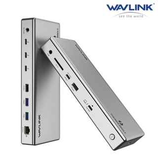  WAVLINK TB4 40Gbps Dock 98W PD hỗ trợ 8K hoặc 2x4K tương thích MacBook & USB-C USB4 Windows 