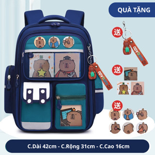 Balo Capypara chống gù DIDOOGLT balo cho bé dung tích lớn chống thấm nước phù hợp với học sinh tiểu học