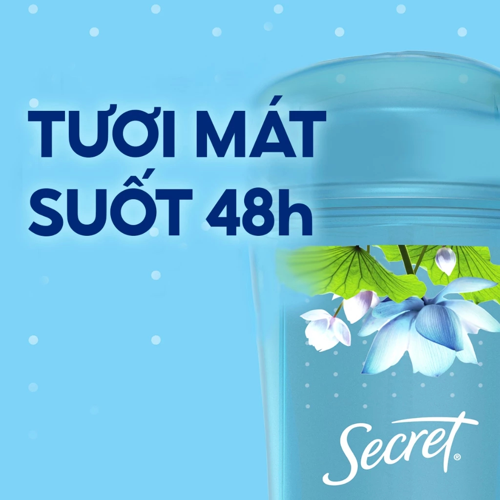 Lăn khử mùi nữ Secret, gel ngăn tiết mồ hôi và khử mùi Secret -Tem phụ nhập khẩu Mỹ | BigBuy360 - bigbuy360.vn
