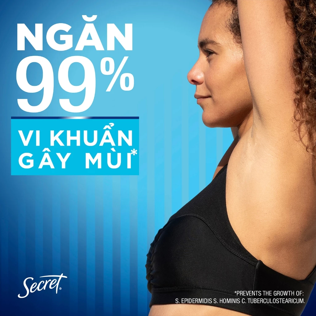 Lăn khử mùi nữ Secret, gel ngăn tiết mồ hôi và khử mùi Secret -Tem phụ nhập khẩu Mỹ | BigBuy360 - bigbuy360.vn