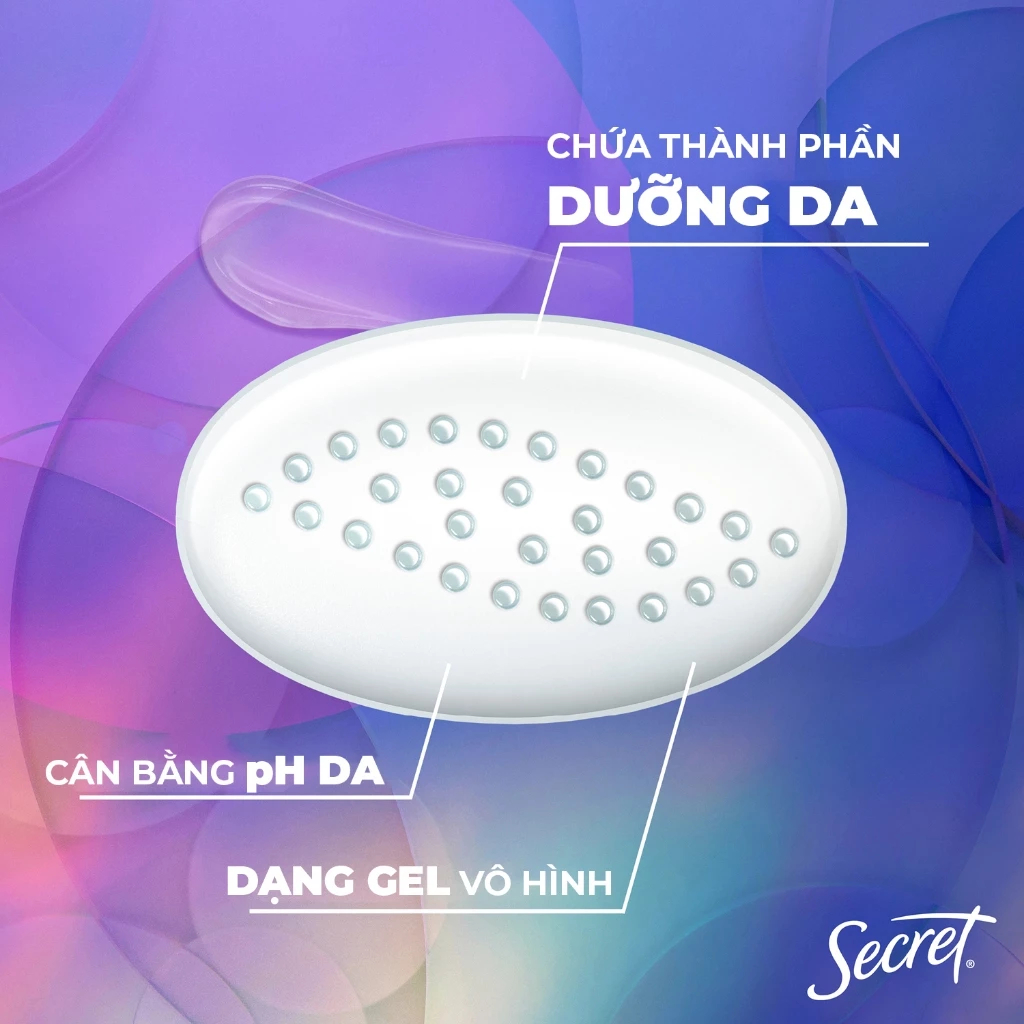 Lăn khử mùi nữ Secret, gel ngăn tiết mồ hôi và khử mùi Secret -Tem phụ nhập khẩu Mỹ | BigBuy360 - bigbuy360.vn