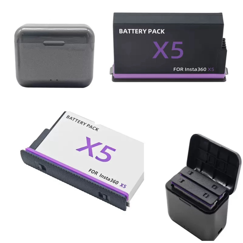 PIN DỰ PHÒNG X5 CHO CAMERA INSTA360 X5 – DUNG LƯỢNG CAO, AN TOÀN, BỀN BỈ