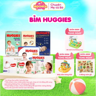 Bỉm HUGGIES siêu cao cấp Platinum Nature Made đầy đủ size_Mochica