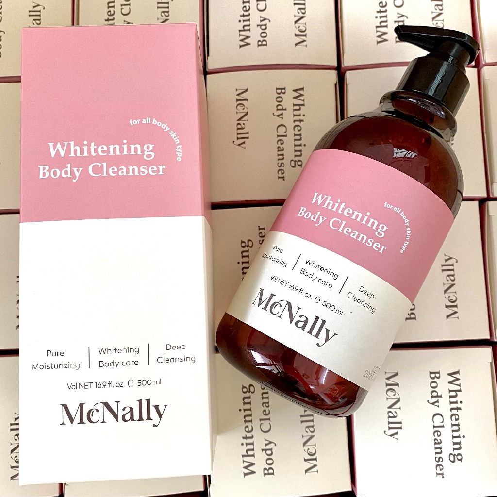 [ĐỌC KỸ MÔ TẢ] Sữa Tắm Dưỡng Thể Trắng Da Hương Nước Hoa McNally Whitening Body Cleanser 500ml