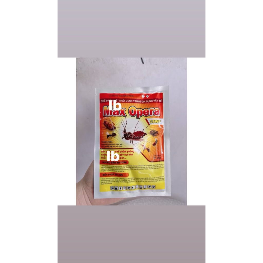 Sản phẩm xử lý m,u.ỗ,i và  c.ô,n t,r,ù.n.g Max Opera 15WP gói 31,25gr(Giá Rẻ)