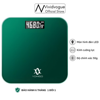 Cân Điện Tử Sức Khỏe YOHIISO, Cân Điện Tử Gia Đình Cao Cấp Trọng Lượng Tối Đa 180kg