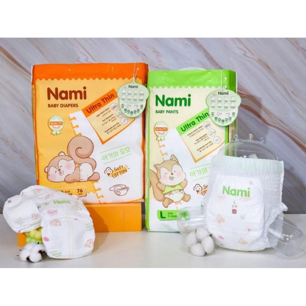 BỈM NAMI/ BỈM OMORI BALANCE ĐỦ SIZE, THẤM HÚT TÔT, SIÊU MỀM MỎNG.