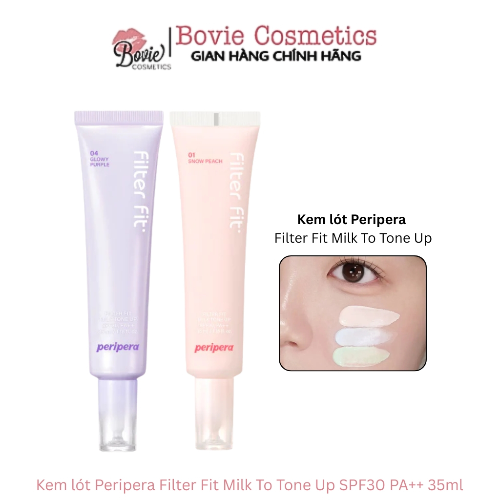 Kem lót Peripera Filter Fit Milk To Tone Up SPF30 PA++ 35ml