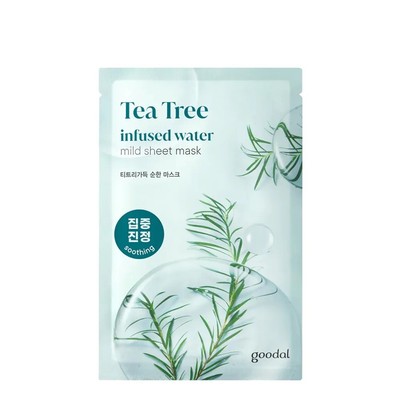 (Gift) 11 Mặt Nạ Giấy Goodal Tea Tree Infused Water Mild Sheet Mask 20g