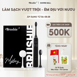 [GIÁ TỐT TRÊN LIVE] Bàn chải điện Brushie Ultra Plus tích hợp đầu rửa mặt 2in1