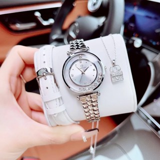 [Chính Hãng 100%] Đồng Hồ Nữ Roberto Era Chính Hãng Đá Chạy Máy Quartz (Pin) Size 32mm Fullbox