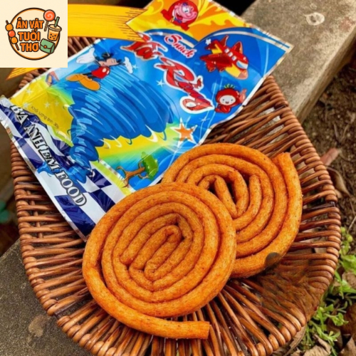 Snack Vòi Rồng BA ANH EM, Que Tăm Cay Tuổi Thơ, Bim Bim Vòi Rồng