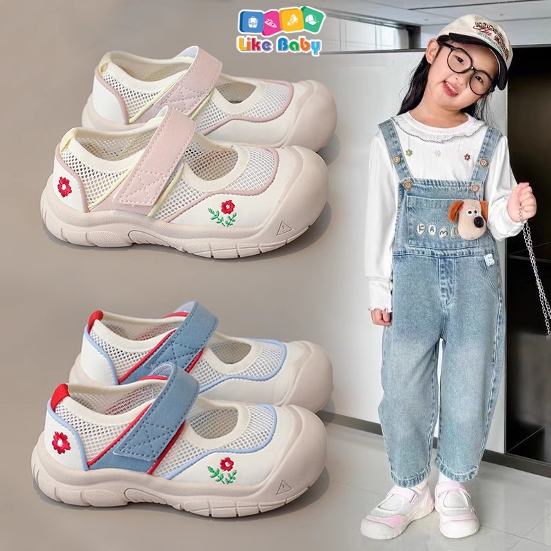 Giày cho bé gái từ 2 - 12 tuổi siêu nhẹ đàn hồi kháng khuẩn kiểu dáng thời trang G203