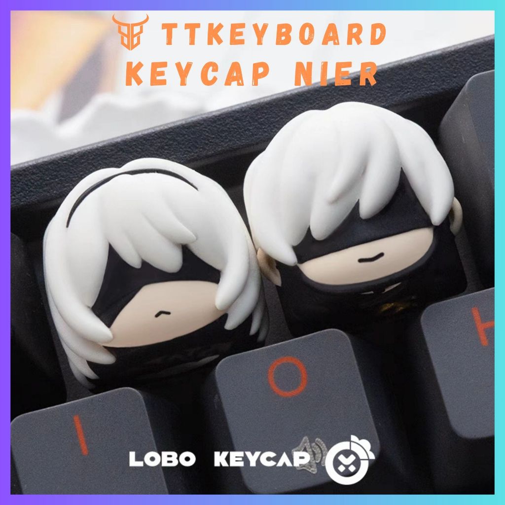 [Hỏa Tốc] Keycap Artisan Nier:Automata Keycap Custom Bàn Phím Cơ Chất Liệu Resin Cao Cấp | Chính Hãn
