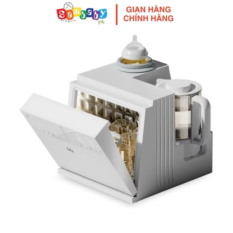  Máy tiệt trùng đa chức năng sấy khô rã đông lắc và giữ ấm sữa đun và hâm nước pha sữa Multi king 5 pro 