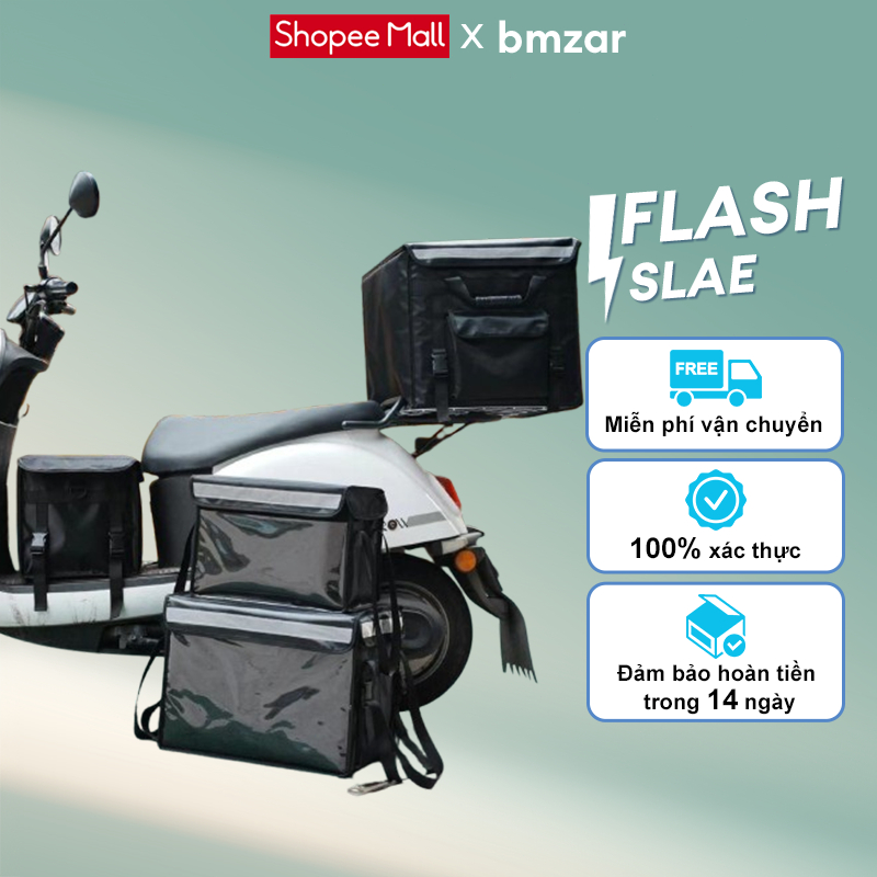  BMZAR Túi giao hàng cho shipper 22 32 48  62L Túi giữ nhiệt giao hàng Tiện Dụng Mang cắm trại Túi shopeefood GRAB 
