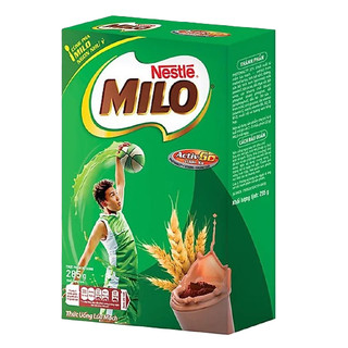 Sữa bột Milo Active Go Nestle lúa mạch - Hộp giấy 285G và Lon nhựa 400G