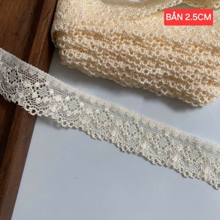 Ren thun trang trí,size 2.5cm đến 5cm (dây 5 mét )