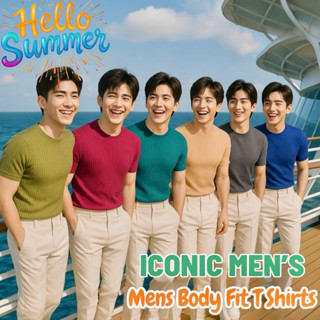  Áo thun body nam phiên bản thun gân đũa,mềm mịn mát   Mã 58  