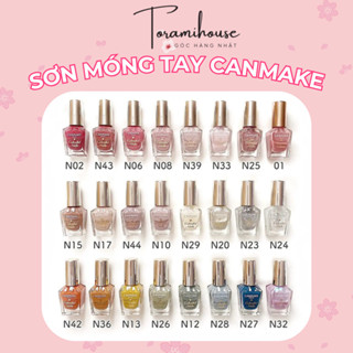  Sơn móng tay Canmake Colorful Nails đủ màu nước rửa móng tay Canmake  hàng nội địa Nhật  