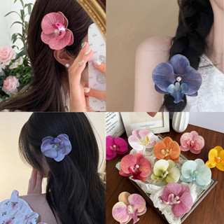 Kẹp tóc cài tóc nữ Hàn Quốc cao cấp hình bướm hoa lan hồ điệp kẹp tóc đi biển hottrend