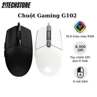  Chuột Gaming Có Dây Logitech G102 OEM  - Tốc Độ Cao 8000 DPI Thiết Kế Ergonomic Tặng Lót BH 12T 