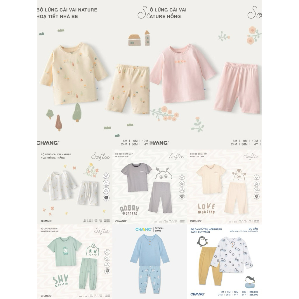 [Chaang] sale hang coc lung đáng yêu cho bé đến 3 tuổi