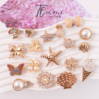  Charm Dép Sticker TOMONI Kim Loại Đính Đá Sang Trọng Món Quà Lý Tưởng Cho Sinh Nhật - TM117 