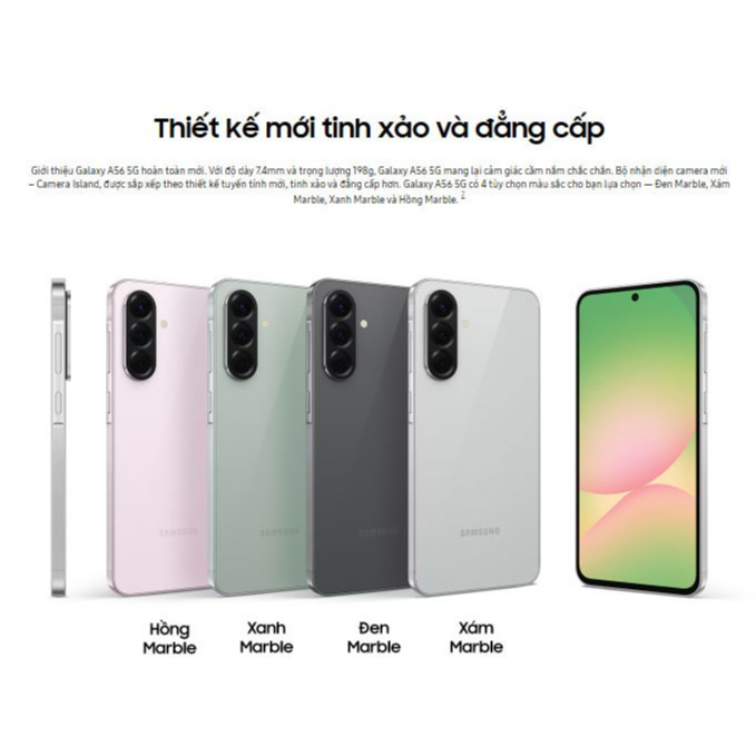 Điện Thoại Samsung Galaxy A56 5G 8GB/128GB Chính Hãng | BigBuy360 - bigbuy360.vn
