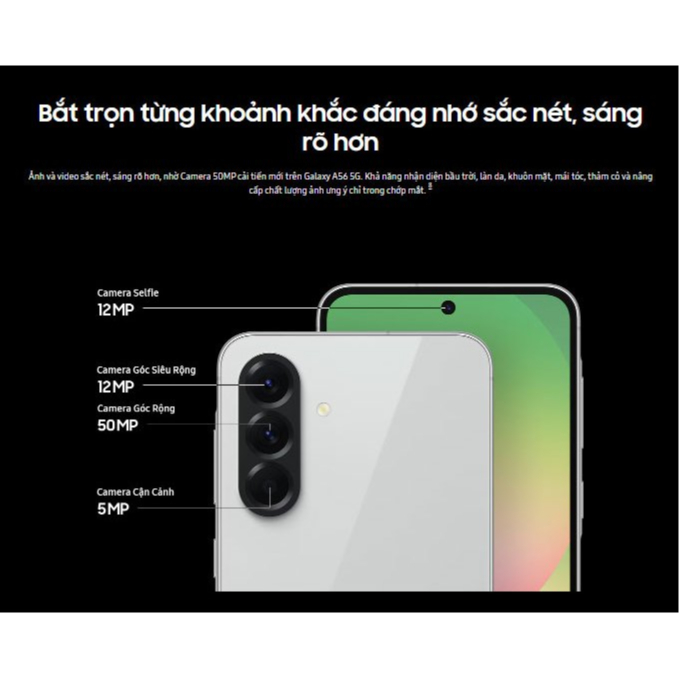 Điện Thoại Samsung Galaxy A56 5G 8GB/128GB Chính Hãng | BigBuy360 - bigbuy360.vn