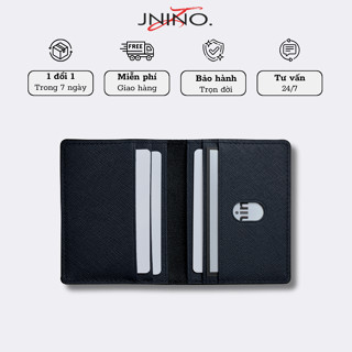 [DA THẬT] Ví Card Mini Đựng Thẻ, Thẻ Ngân Hàng Da Saffiano Lucat Nam,Nữ Jnino [BẢO HÀNH TRỌN ĐỜI]