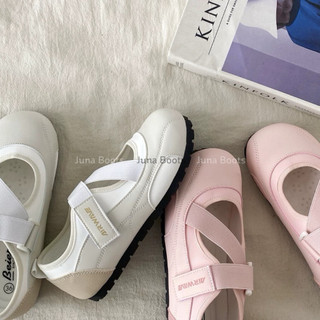  Giày thể thao nữ đế bệt quai dán tiểu thư - Giày Sandal Ballet nhẹ nhàng mùa Hè 