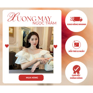  Áo Trễ Vai Nhún Bèo 2 Tầng Thiết Kế Kiểu Lệch Vai Sang Trọng Áo Croptop Tiểu Thư Hàn Quốc Ôm Eo Tôn Dáng Sang Chảnh 